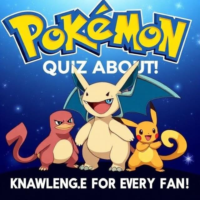 quiz about pokemon