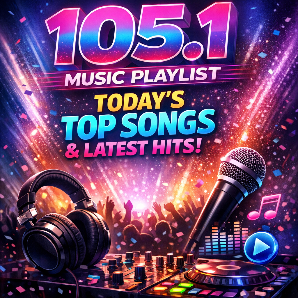 105.1 music playlist