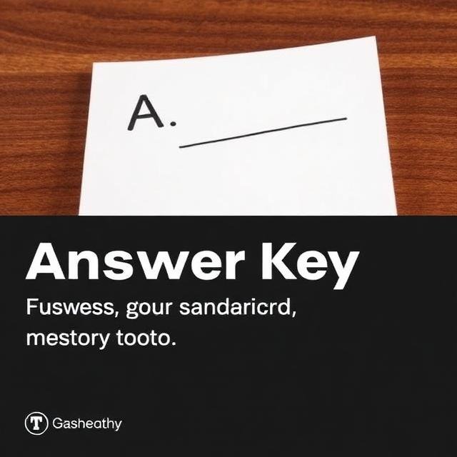 answer key