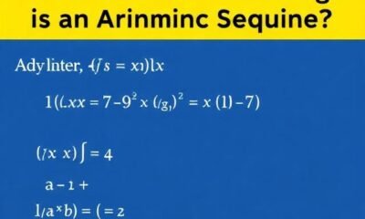 which of the following is an arithmetic sequence brainly